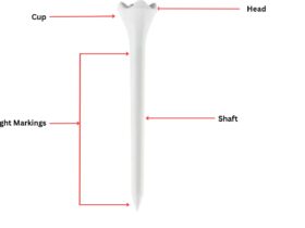 plastic golf tees